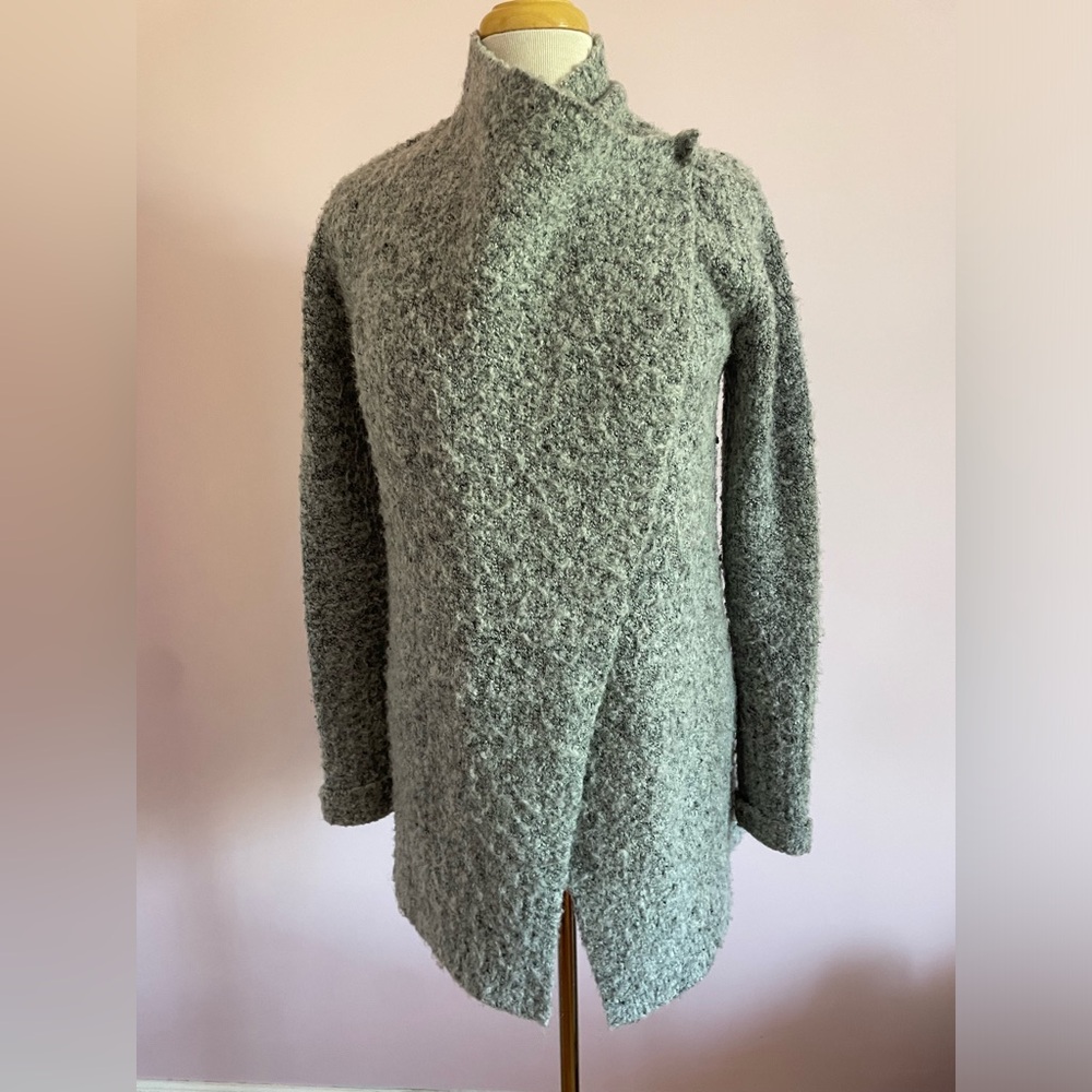 Cozy Gray Textured Sweater